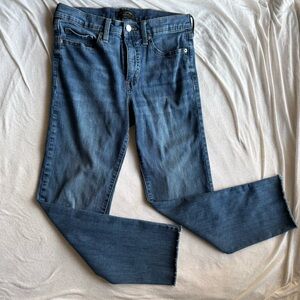 Banana Republic Dark Blue High Rise Slim Straight-Leg Jeans